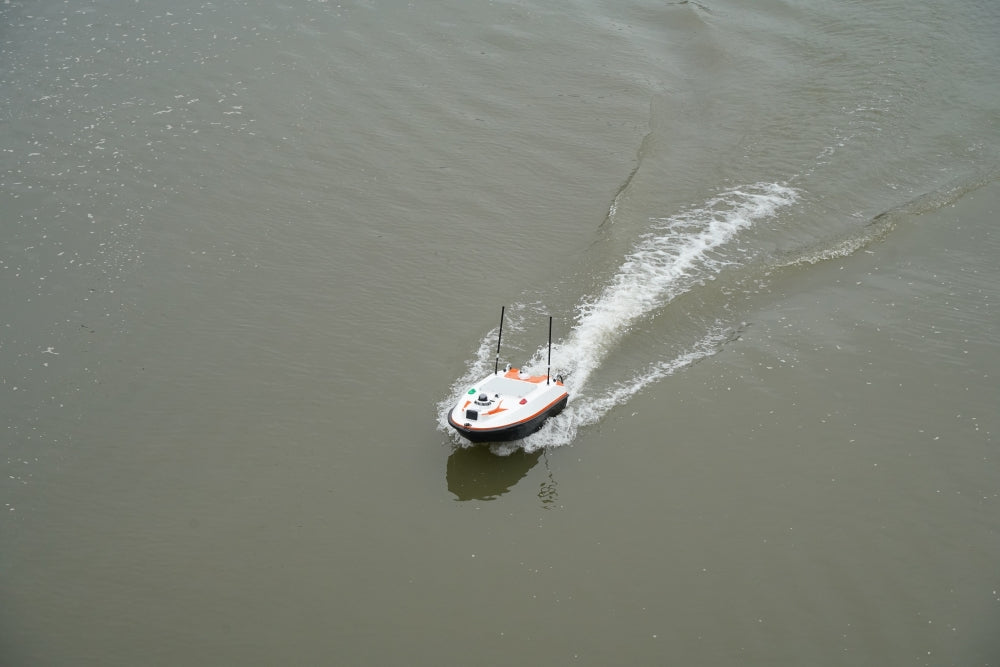 CSIN-S120 Small Unmanned Surface Vehicle for Water Quality Monitoring and Bathymetric Survey