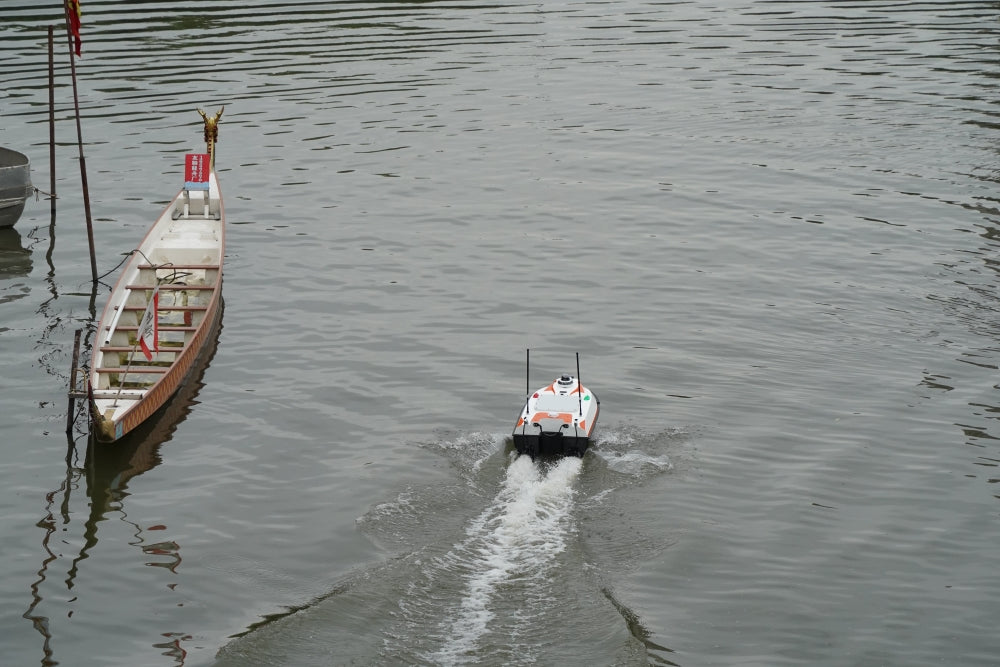 CSIN-S120 Small Unmanned Surface Vehicle for Water Quality Monitoring and Bathymetric Survey